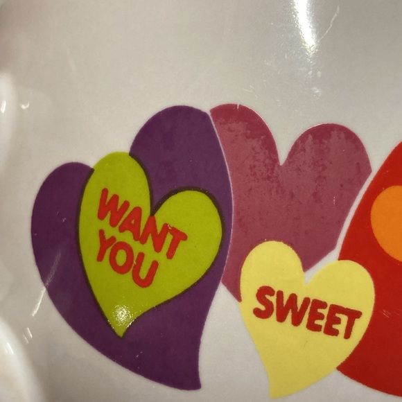 TB Toy Trading Co Oversized Heart Mug Cup Cute Sayings on Heart Decor 20oz VTG - Picture 12 of 13